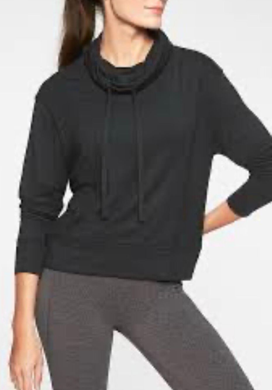 Athleta Cropped Lightweight Hoodie